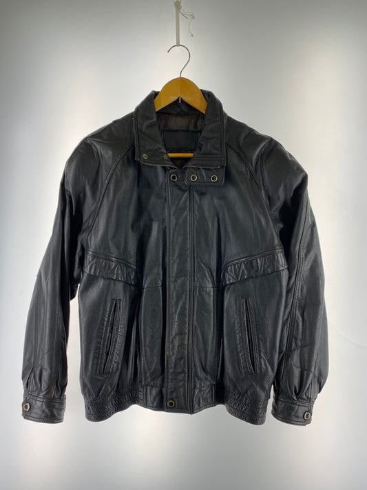 【現状渡し品】【メンズ】 EDIMANGIARE エディマンジャーレ LEATHER JACKET レザージャケット 146-260321-zi-30-min サイズ：不明 カラー：ブラック 万代Net店
