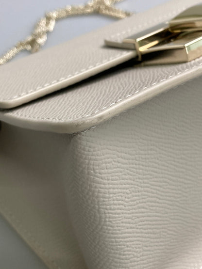 【中古美品】【レディース】 Furla フルラ VENERE MINI CROSSBODY BAG ヴェネレ ミニ クロスバッグ ショルダーバッグ カバン 188-260123-jt-04-min カラー：グレージュ 万代Net店