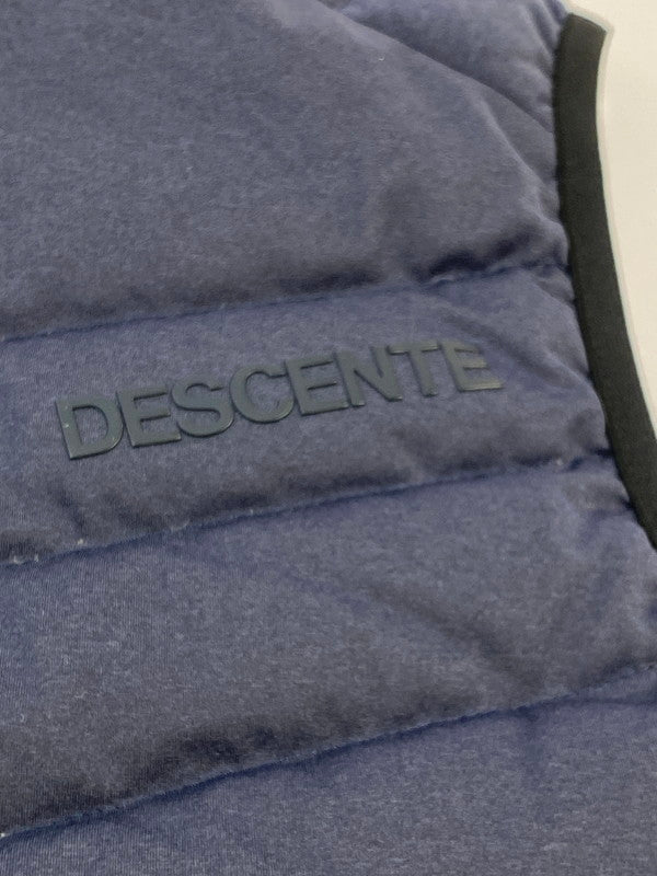 【中古品】【メンズ】 DESCENTE デサント DGM4345F VEST ベスト 148-260321-zi-34-min カラー：ネイビー 万代Net店