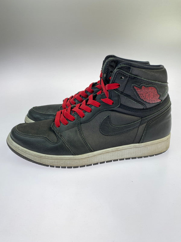 【現状渡し品】【メンズ】 NIKE ナイキ 555088-060 AIR JORDAN 1 RETRO HIGH OG 靴 シューズ スニーカー SNEAKERS 160-260114-zi-57-min サイズ：27cm カラー：BLACK/METALIC SILVER/GYM RED 万代Net店
