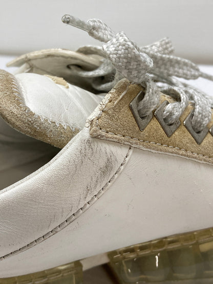 【現状渡し品】【メンズ】 JIMMY CHOO ジミーチュウ DIAMOND M SNEAKER ダイアモンド スニーカー 靴 183-260127-jt-15-min サイズ：41 カラー：ホワイト 万代Net店