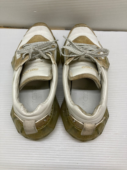 【現状渡し品】【メンズ】 JIMMY CHOO ジミーチュウ DIAMOND M SNEAKER ダイアモンド スニーカー 靴 183-260127-jt-15-min サイズ：41 カラー：ホワイト 万代Net店