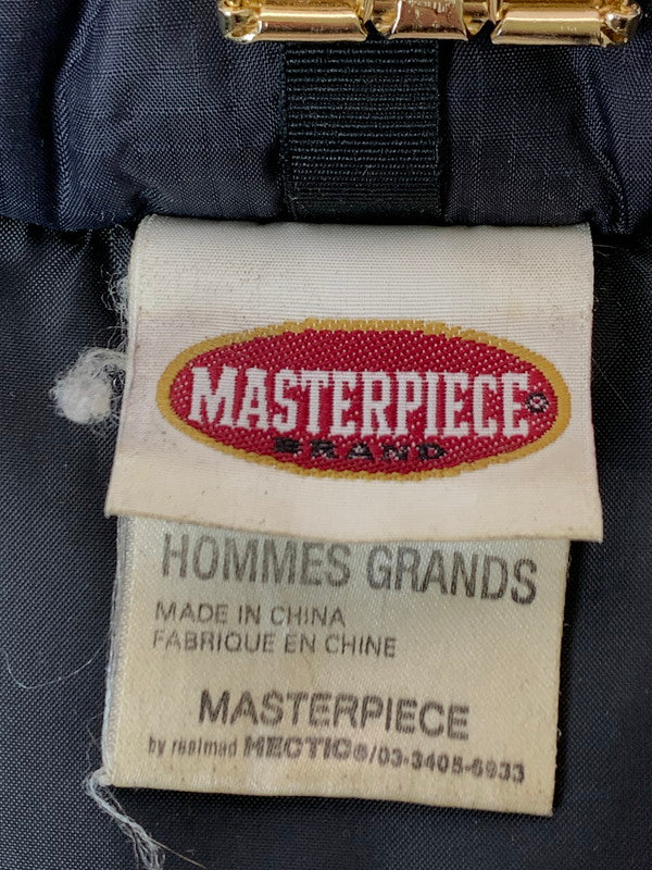 【中古品】【メンズ】 MASTERPIECE マスターピース HOODED DOWN JACKET フーデット ダウン ジャケット メンズ アウター 146-260403-em-21-min サイズ：L カラー：ブラック 万代Net店