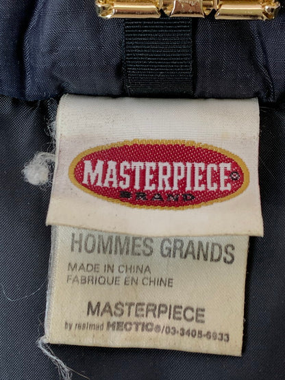 【中古品】【メンズ】 MASTERPIECE マスターピース HOODED DOWN JACKET フーデット ダウン ジャケット メンズ アウター 146-260403-em-21-min サイズ：L カラー：ブラック 万代Net店