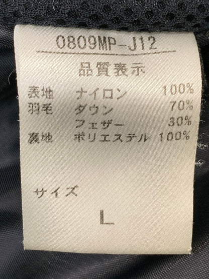 【中古品】【メンズ】 MASTERPIECE マスターピース HOODED DOWN JACKET フーデット ダウン ジャケット メンズ アウター 146-260403-em-21-min サイズ：L カラー：ブラック 万代Net店