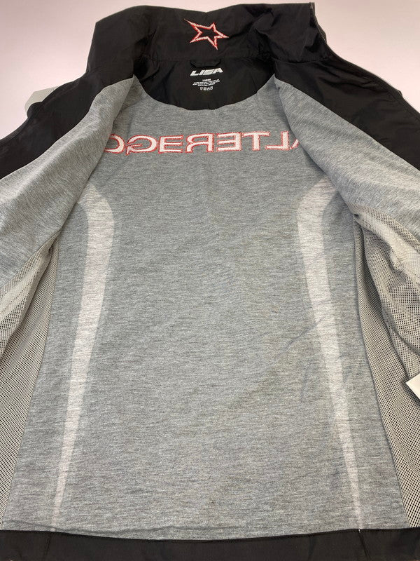 【中古品】【メンズ】 ALTEREGO オルターエゴ × LISA VIXI リサ ヴィクシー TRACK JACKET トラック ジャケット ジップアップ メンズ じゃんぱー 142-260318-em-38-min サイズ：L カラー：ブラック/ホワイト 万代Net店