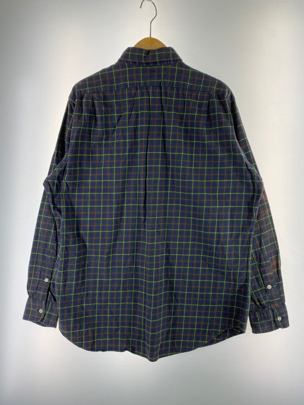 【現状渡し品】【メンズ】 POLO RALPH LAUREN ポロ・ラルフローレン 90S ESTATE SPORT HORSE‐LESS CHECK SHIRT チェックシャツ トップス 146-260321-zi-28-min サイズ：L カラー：マルチカラー 万代Net店