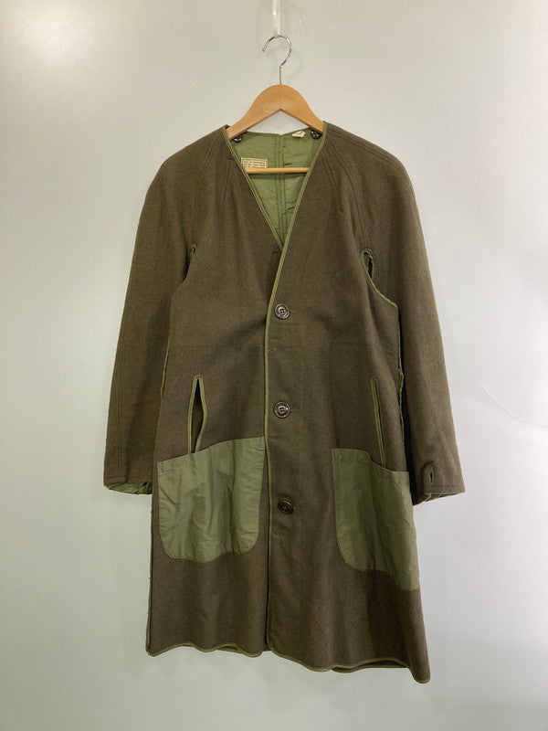 【中古品】【メンズ】 US.ARMY ユーエスアーミー 50's OVER COAT 55-0-1650-260 50年代 オーバーコート ヴィンテージ ミリタリー アウター 146-260327-SH-06-min サイズ：S カラー：オリーブグリーン 万代Net店