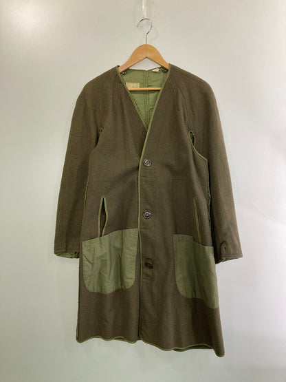 【中古品】【メンズ】 US.ARMY ユーエスアーミー 50's OVER COAT 55-0-1650-260 50年代 オーバーコート ヴィンテージ ミリタリー アウター 146-260327-SH-06-min サイズ：S カラー：オリーブグリーン 万代Net店