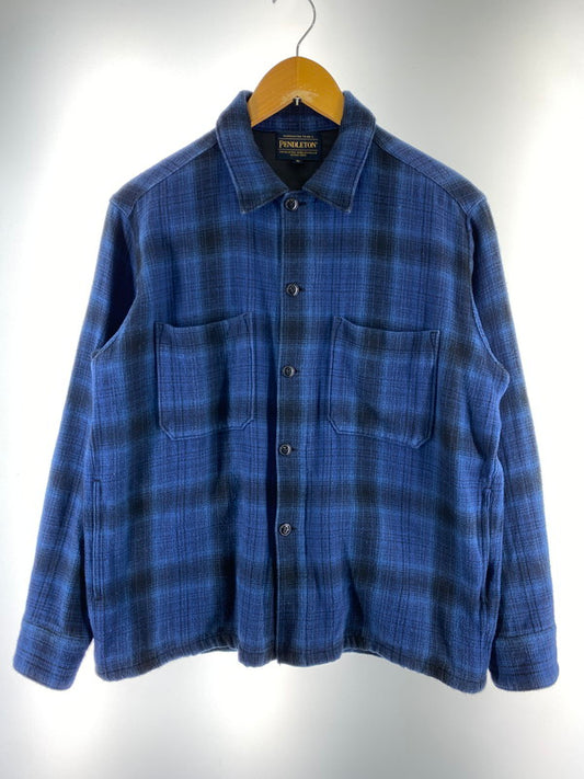 【中古品】【メンズ】 PENDLETON ペンドルトン 8475-3340 18AW CPO SHIRT シャツ トップス 144-260321-zi-15-min サイズ：M カラー：ブルー系 万代Net店
