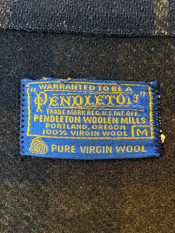 【現状渡し品】【メンズ】 PENDLETON ペンドルトン 60S WOOL SHIRT JACKET ウールシャツジャケット 146-260114-zi-53-min サイズ：M カラー：ブラウン系 万代Net店