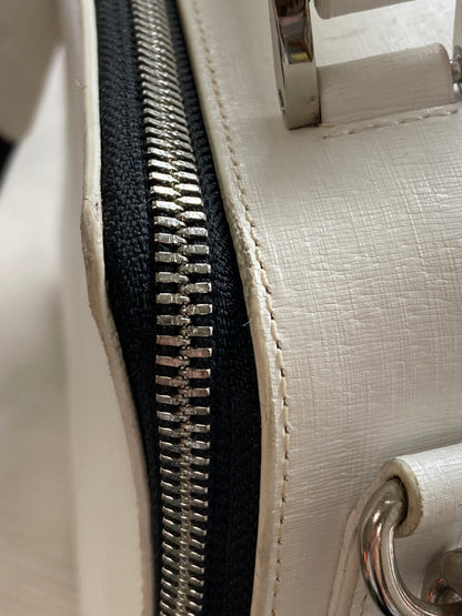 【中古品】【レディース】 1191 カルバンクライン 2WAY LEATHER BAG ツーウェイ レザー バッグ カバン 188-260123-jt-01-min カラー：ホワイト 万代Net店
