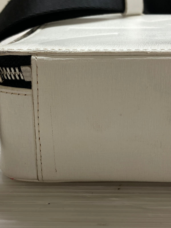 【中古品】【レディース】 1191 カルバンクライン 2WAY LEATHER BAG ツーウェイ レザー バッグ カバン 188-260123-jt-01-min カラー：ホワイト 万代Net店