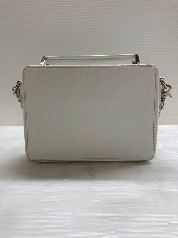 【中古品】【レディース】 1191 カルバンクライン 2WAY LEATHER BAG ツーウェイ レザー バッグ カバン 188-260123-jt-01-min カラー：ホワイト 万代Net店
