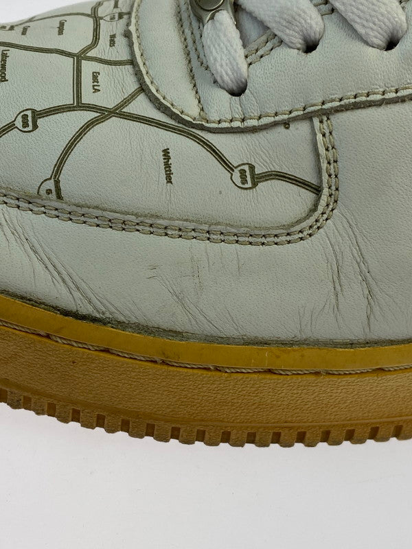 【現状渡し品】【メンズ】 NIKE ナイキ 309096-114 AIR FORCE 1 LA MAP 鑑賞用 160-260114-zi-65-min サイズ：28cm カラー：ホワイト 万代Net店