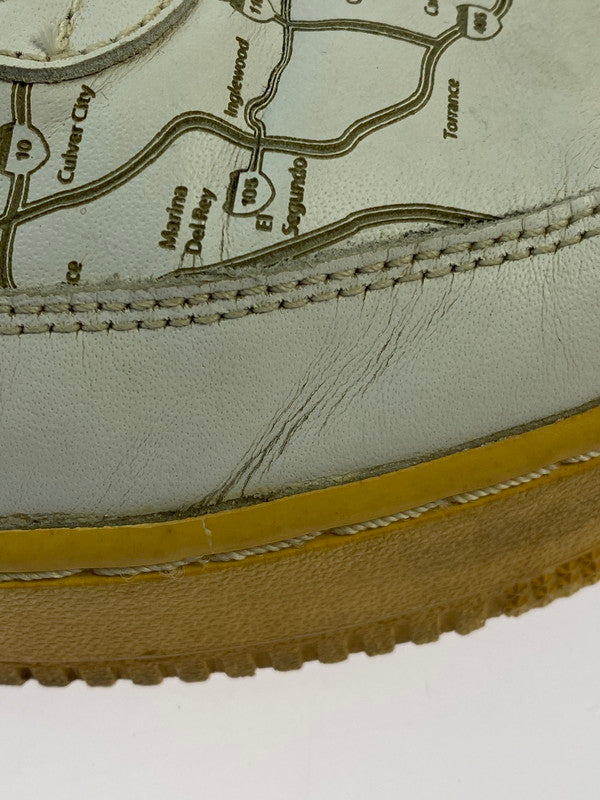 【現状渡し品】【メンズ】 NIKE ナイキ 309096-114 AIR FORCE 1 LA MAP 鑑賞用 160-260114-zi-65-min サイズ：28cm カラー：ホワイト 万代Net店
