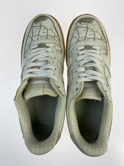 【現状渡し品】【メンズ】 NIKE ナイキ 309096-114 AIR FORCE 1 LA MAP 鑑賞用 160-260114-zi-65-min サイズ：28cm カラー：ホワイト 万代Net店