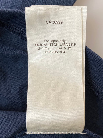 【中古品】【メンズ】 LOUIS VUITTON ルイ・ヴィトン HNY55W 23SS エンボスLVロゴ Tシャツ 179-260114-zi-45-min サイズ：S カラー：ネイビー 万代Net店