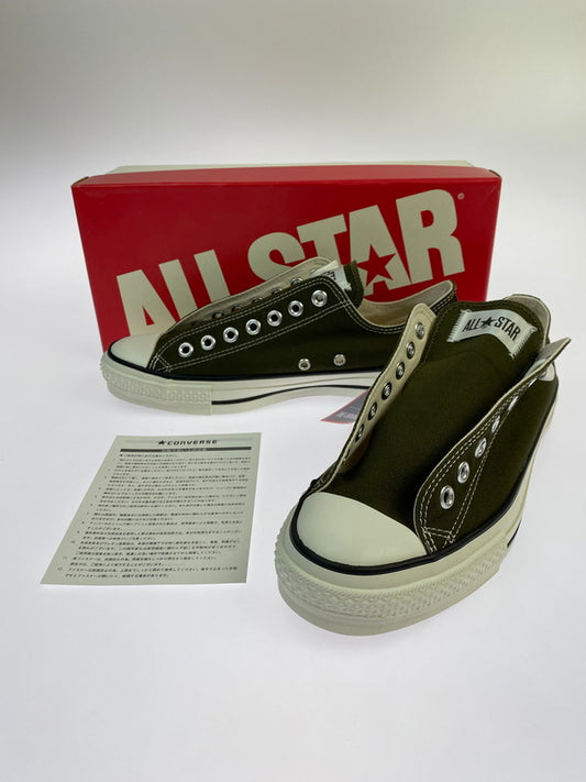 【未使用品】【メンズ】 CONVERSE コンバース CANVAS ALL STAR J OX キャンバス オールスタージャパン オックス スニーカー 靴 162-260119-kk-06-min カラー：KHAKI 万代Net店