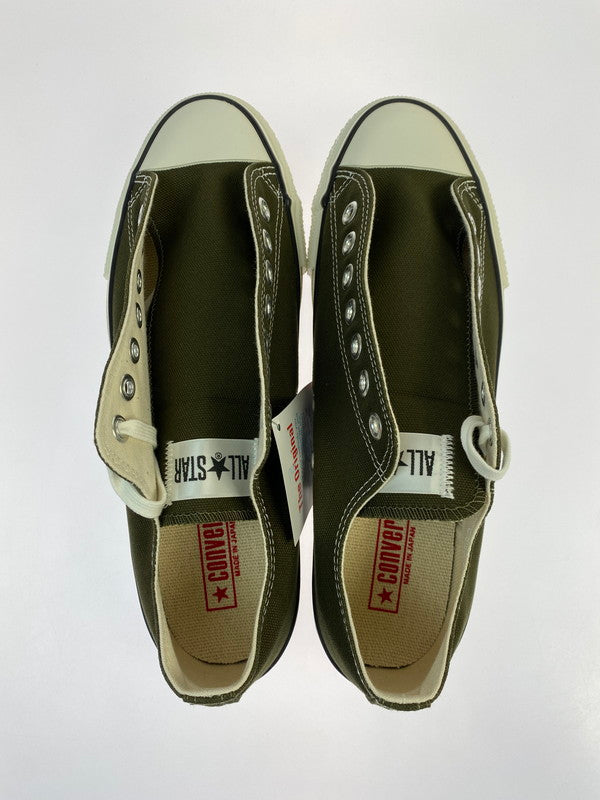 【未使用品】【メンズ】 CONVERSE コンバース CANVAS ALL STAR J OX キャンバス オールスタージャパン オックス スニーカー 靴 162-260119-kk-06-min カラー：KHAKI 万代Net店