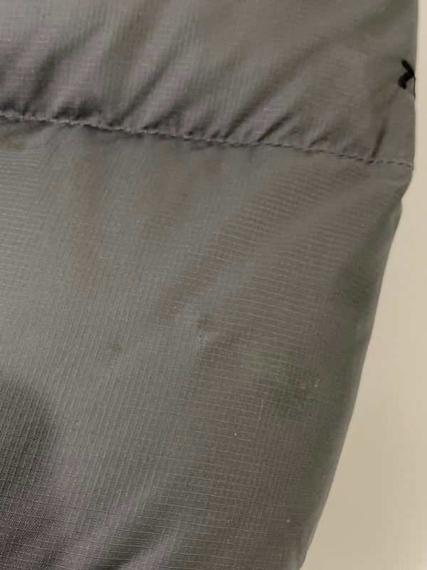 【中古品】【メンズ】 THE NORTH FACE ザ・ノースフェイス CENTER LOGO NUPSTE 700FILL ヌプシジャケット アウター 144-260114-zi-33-min サイズ：L カラー：ブラック/グレー 万代Net店