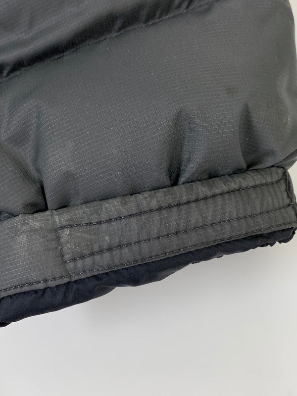 【中古品】【メンズ】 THE NORTH FACE ザ・ノースフェイス CENTER LOGO NUPSTE 700FILL ヌプシジャケット アウター 144-260114-zi-33-min サイズ：L カラー：ブラック/グレー 万代Net店