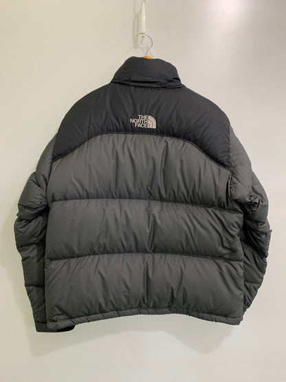 【中古品】【メンズ】 THE NORTH FACE ザ・ノースフェイス CENTER LOGO NUPSTE 700FILL ヌプシジャケット アウター 144-260114-zi-33-min サイズ：L カラー：ブラック/グレー 万代Net店