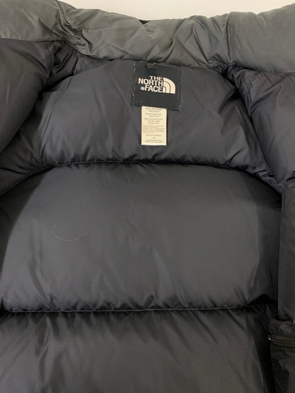 【中古品】【メンズ】 THE NORTH FACE ザ・ノースフェイス CENTER LOGO NUPSTE 700FILL ヌプシジャケット アウター 144-260114-zi-33-min サイズ：L カラー：ブラック/グレー 万代Net店
