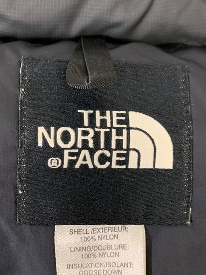 【中古品】【メンズ】 THE NORTH FACE ザ・ノースフェイス CENTER LOGO NUPSTE 700FILL ヌプシジャケット アウター 144-260114-zi-33-min サイズ：L カラー：ブラック/グレー 万代Net店