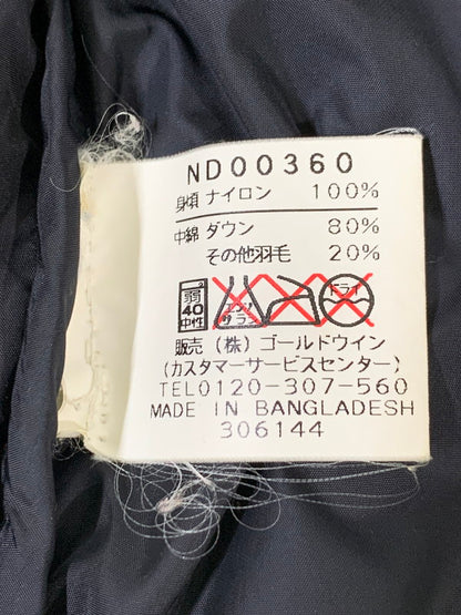 【中古品】【メンズ】 THE NORTH FACE ザ・ノースフェイス CENTER LOGO NUPSTE 700FILL ヌプシジャケット アウター 144-260114-zi-33-min サイズ：L カラー：ブラック/グレー 万代Net店