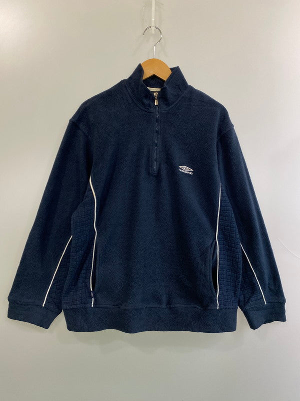 【中古品】【メンズ】 UMBRO アンブロ 00S HALF ZIP FLEECE JACKET ハーフジップフリースジャケット 146-260125-zi-32-min サイズ：L カラー：ネイビー 万代Net店