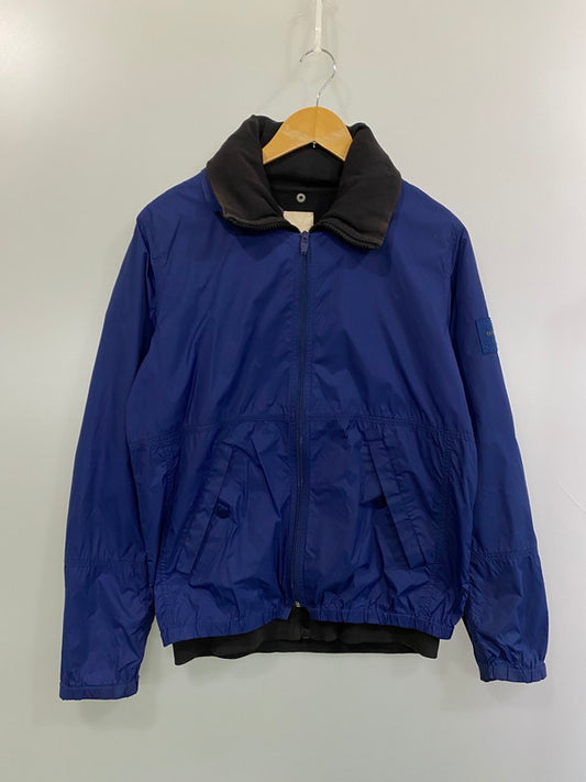 【中古品】【メンズ】 DIESEL ディーゼル 90's 2WAY NYLON JACKET 90年代 2ウェイ ナイロンジャケット アウター 146-260126-SH-16-min サイズ：M カラー：ネイビー ブラック 万代Net店