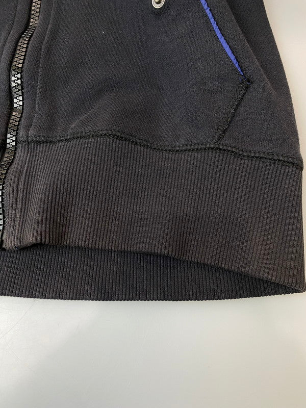 【中古品】【メンズ】 DIESEL ディーゼル 90's 2WAY NYLON JACKET 90年代 2ウェイ ナイロンジャケット アウター 146-260126-SH-16-min サイズ：M カラー：ネイビー ブラック 万代Net店