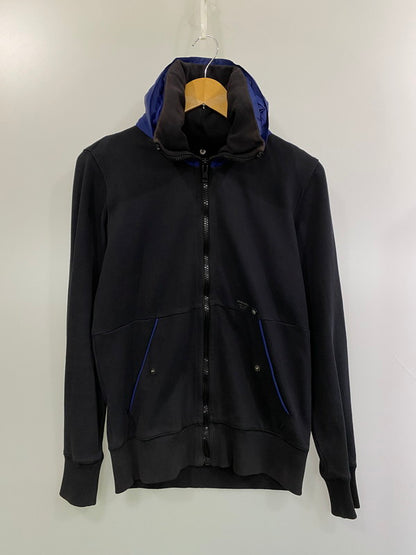 【中古品】【メンズ】 DIESEL ディーゼル 90's 2WAY NYLON JACKET 90年代 2ウェイ ナイロンジャケット アウター 146-260126-SH-16-min サイズ：M カラー：ネイビー ブラック 万代Net店