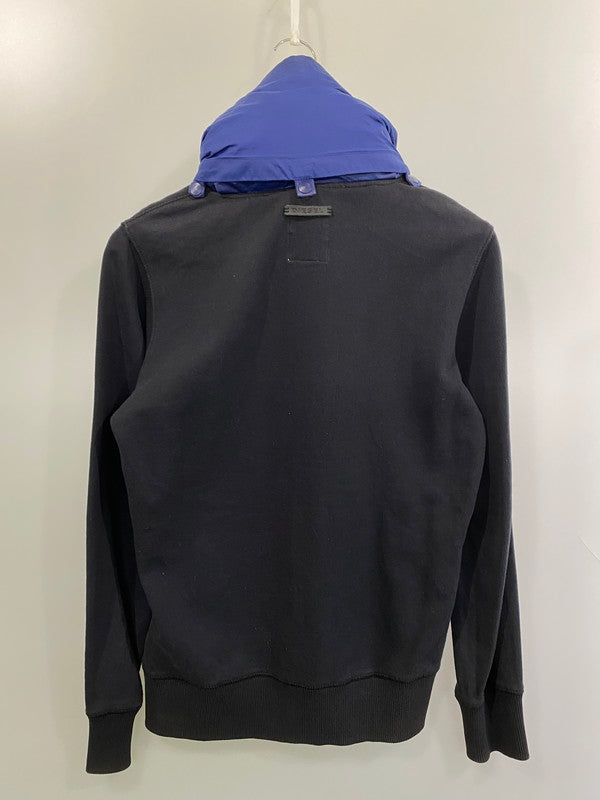 【中古品】【メンズ】 DIESEL ディーゼル 90's 2WAY NYLON JACKET 90年代 2ウェイ ナイロンジャケット アウター 146-260126-SH-16-min サイズ：M カラー：ネイビー ブラック 万代Net店