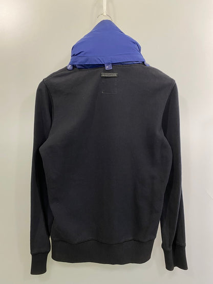【中古品】【メンズ】 DIESEL ディーゼル 90's 2WAY NYLON JACKET 90年代 2ウェイ ナイロンジャケット アウター 146-260126-SH-16-min サイズ：M カラー：ネイビー ブラック 万代Net店