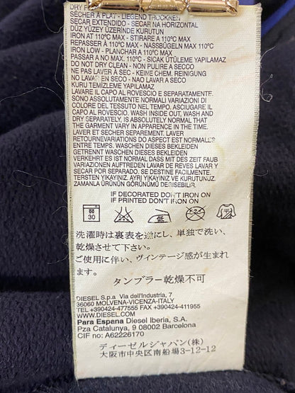 【中古品】【メンズ】 DIESEL ディーゼル 90's 2WAY NYLON JACKET 90年代 2ウェイ ナイロンジャケット アウター 146-260126-SH-16-min サイズ：M カラー：ネイビー ブラック 万代Net店