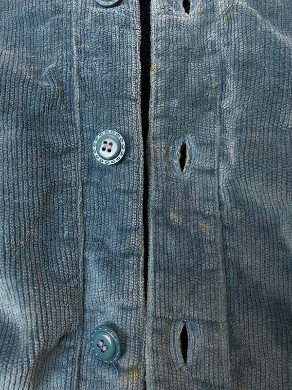 【現状渡し品】【メンズ】 USED ユーズド 70~80S CORDUROY BOA JACKET コーデュロイボアジャケット 146-260125-zi-36-min サイズ：不明 カラー：ライトブルー 万代Net店