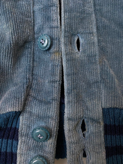 【現状渡し品】【メンズ】 USED ユーズド 70~80S CORDUROY BOA JACKET コーデュロイボアジャケット 146-260125-zi-36-min サイズ：不明 カラー：ライトブルー 万代Net店