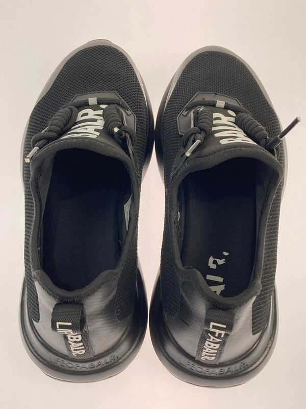 【中古品】【メンズ】 BALR ボーラー ロゴスニーカー 8719777107295 ロゴプリント ローカット スニーカー メンズ シューズ 靴 163-260125-em-18-min サイズ：26.5cm カラー：ブラック 万代Net店