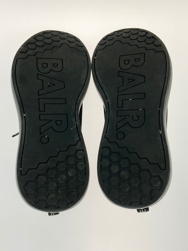 【中古品】【メンズ】 BALR ボーラー ロゴスニーカー 8719777107295 ロゴプリント ローカット スニーカー メンズ シューズ 靴 163-260125-em-18-min サイズ：26.5cm カラー：ブラック 万代Net店
