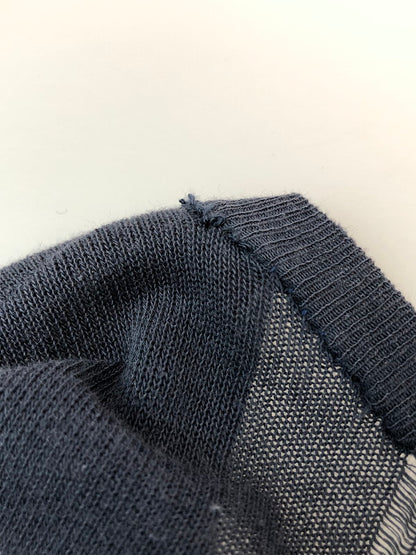【現状渡し品】【レディース】 MM6 エムエムシックス S32HA0328 13SS KNIT CARDIGAN ニット カーディガン 170-260423-zi-04-min カラー：ネイビー 万代Net店