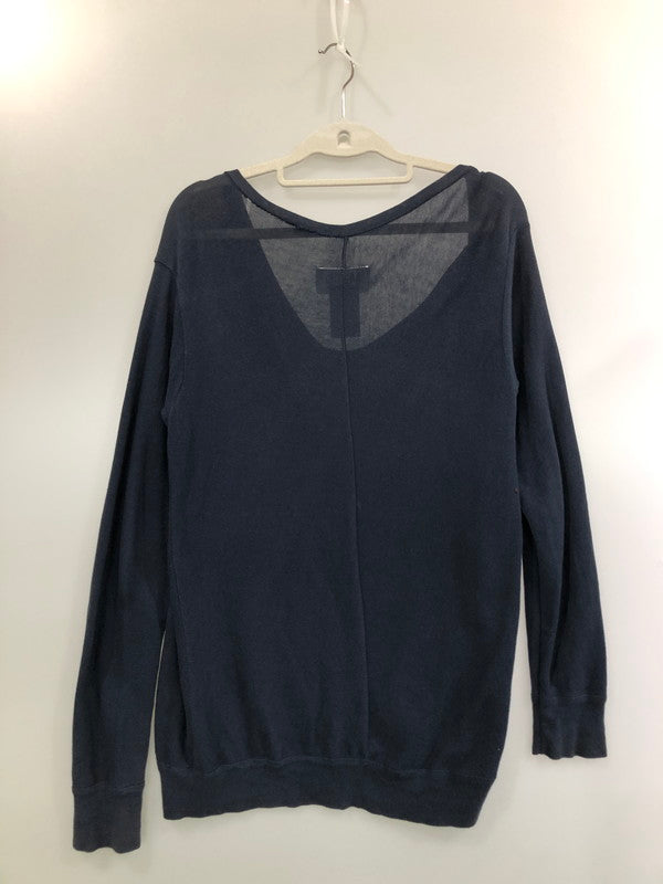 【現状渡し品】【レディース】 MM6 エムエムシックス S32HA0328 13SS KNIT CARDIGAN ニット カーディガン 170-260423-zi-04-min カラー：ネイビー 万代Net店