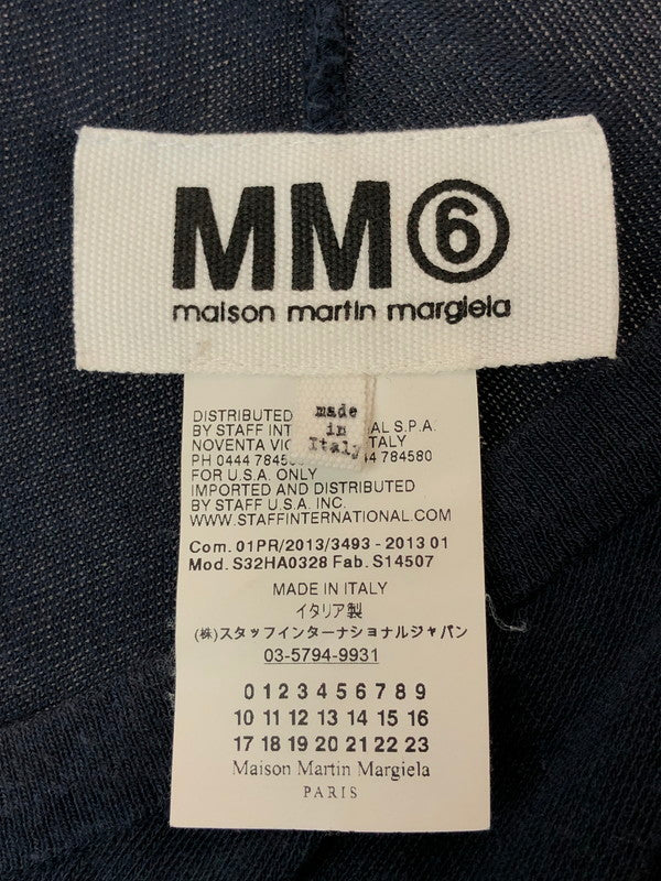 【現状渡し品】【レディース】 MM6 エムエムシックス S32HA0328 13SS KNIT CARDIGAN ニット カーディガン 170-260423-zi-04-min カラー：ネイビー 万代Net店