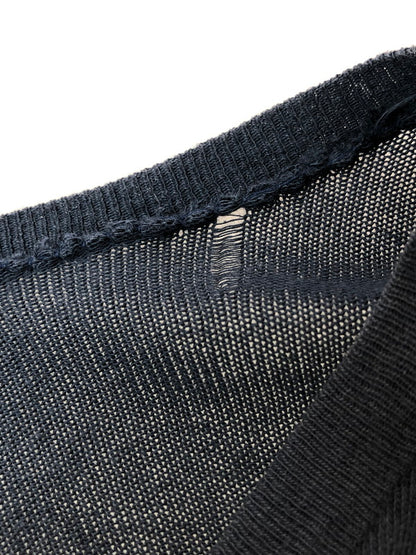 【現状渡し品】【レディース】 MM6 エムエムシックス S32HA0328 13SS KNIT CARDIGAN ニット カーディガン 170-260423-zi-04-min カラー：ネイビー 万代Net店