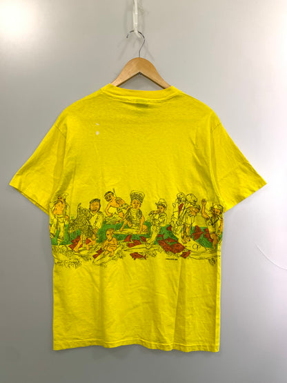 【現状渡し品】【メンズ】 OP Ocean Pacific オーピー 80S S S TEE Tシャツ トップス 146-260402-zi-14-min サイズ：L カラー：イエロー 万代Net店