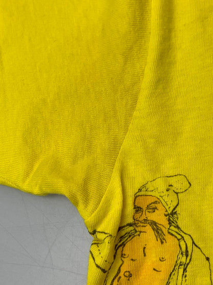 【現状渡し品】【メンズ】 OP Ocean Pacific オーピー 80S S S TEE Tシャツ トップス 146-260402-zi-14-min サイズ：L カラー：イエロー 万代Net店