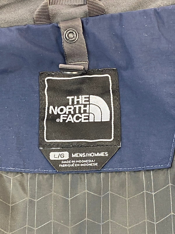 【中古品】【メンズ】 THE NORTH FACE ザ・ノースフェイス HYVENT MOUNTAIN JACKET ハイベント マウンテン ジャケット アウター 144-260410-jt-26-min サイズ：L カラー：ネイビー/グレー 万代Net店