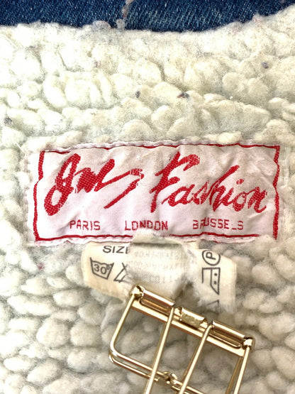 【中古品】【メンズ】 USED ユーズド STUDS DESIGN DENIM JACKET スタッズ デザイン デニム ジャケット メンズ アウター 146-260403-em-20-min サイズ：XL カラー：インディゴブルー 万代Net店