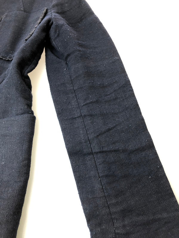 【中古品】【レディース】 MARNI マルニ 09AW NO COLLAR JACKET ノーカラージャケット 168-260423-zi-03-min サイズ：40 カラー：ネイビー 万代Net店